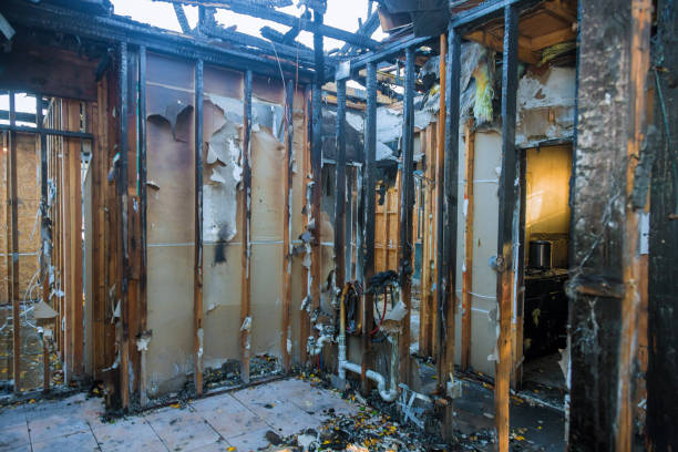 Professional Fire Damage Restoration technician working in Oakton, VA